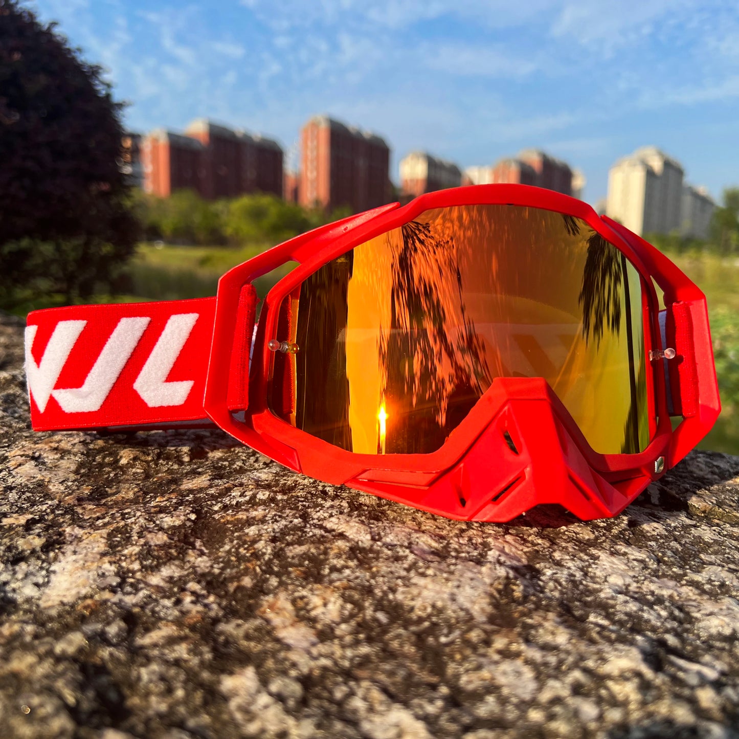 WJL Sports Motocross Glasses Motorcycle Sunglasses Man MTB ATV Mask Windproof Protection Skiing Cycling Racing Off-Road Goggles