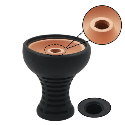 Hookah Bowl, Clay Phunnel Shisha Bowl Perfect Fit Charcoal Holder Practical Hookah Accessories For Better Shisha Hookah Smoke