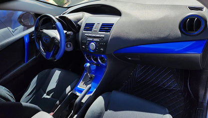 Premium Candy Gloss Metal Dark Blue Vinyl Car Wrap Adhesive Film Decal with Air Release Bubble