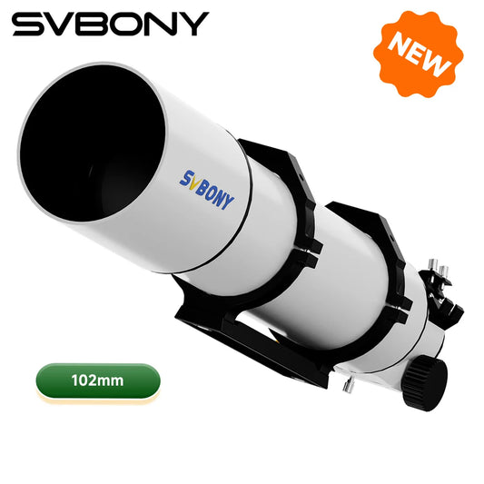 Svbony SV48P Astronomical Telescope OTA 102mm f/6.5 Refractor for Deep Sky Astrophotography 2.5" RAP Double Speed Focuser