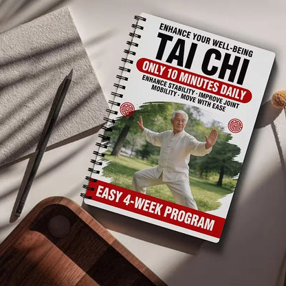 Tai Chi Practice Manual For Seniors Beginners Spiralbound Martial Training Guide Including Pages On Progressive Daily Exercises