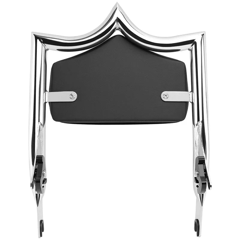 Chrome Motorcycle Passenger Backrest Detachable Sissy Bar Fit For Harley Touring Street Glide Road Glide Road King 2009-Later