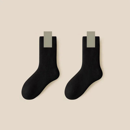 3Pairs Women's Thermal Boot Socks-Thick Warm Soft Cotton Socks for Winter Outdoor Girl Classic Socks Cold Weather Warm Footwear