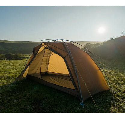 3F UL GEAR Taiji 1 Tent Outdoor Camping 1 Person Tent Ultralight 15D Nylon Tent Waterproof Hiking Mountaineering