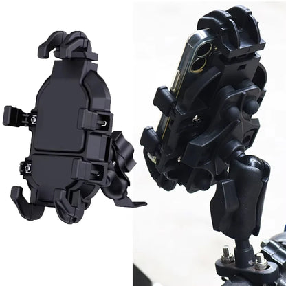 Mobile Phone Holder With Shock Absorber Module Adjustable at Any Angle for Motorcycle Scooter ATV bike Cell Phone Bracket