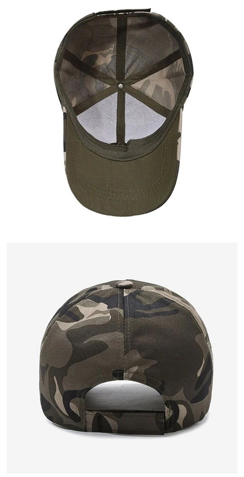 Sports Sun Protection Camouflage Cap Fashion Outdoor Sport Running Baseball Caps Spring and Summer Baseball Hat for Men Women