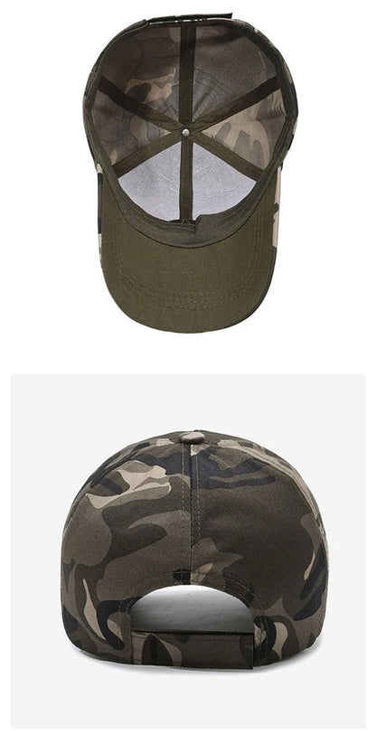 Sports Sun Protection Camouflage Cap Fashion Outdoor Sport Running Baseball Caps Spring and Summer Baseball Hat for Men Women