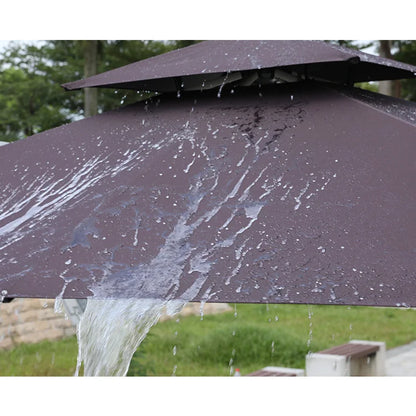 Outdoor Furniture Sunshade  Garden Umbrella Aluminum 3m square Offset Parasol 10 ft Cantilever Commercial Patio Umbrella & Bases