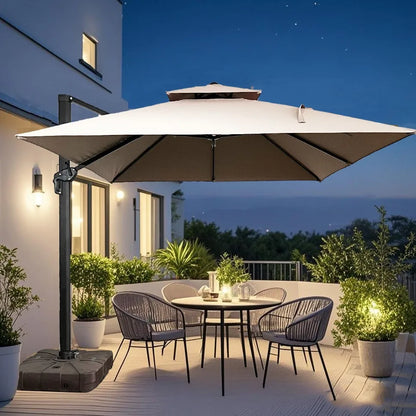 Outdoor parasol villa courtyard garden leisure home balcony sun protection waterproof cafe Roman umbrella wholesale