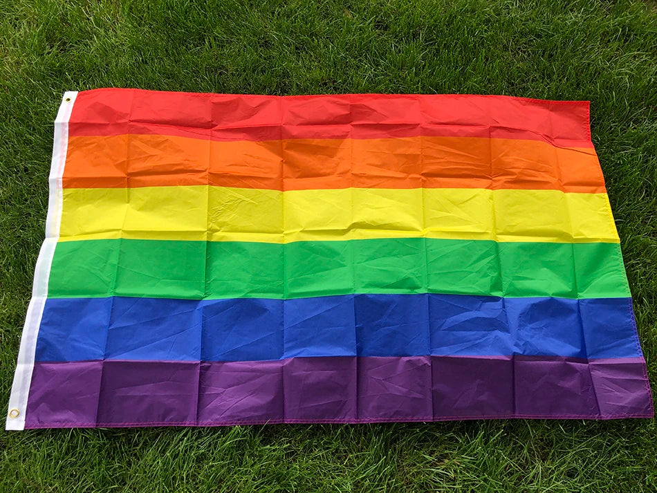 SKY FLAG 90x150cm Homosexual Philadelphia Philly LGBT Gay Pride Rainbow Flag Hanging Polyester Home Decoration