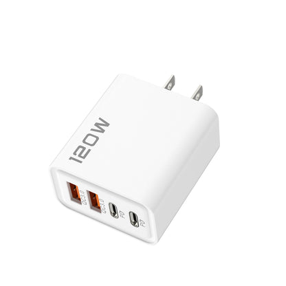 Xiaomi 120W Phone Fast Charger 4 Ports USB C Charger Quick Charge 3.0 USB Type C Fast Charging Adapter for Samsung iPhone Xiaomi