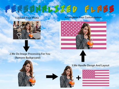 Custom Pride Flag 3X5 Ft Personalized Flags Design Your Image Funny Tapestry Poster For Decorate Clubs