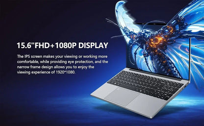 Offcie laptop Intel Core i9-9900 Windows 11 Pro Laptops 16GB RAM 1TB SSD Office Gamer Study notebook Computer PC