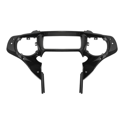 Motorcycle Front Outer Fairing and Instrument Bracket for Touring Street Glide ABS Windshield Cover Front Batwing Outer Fairing