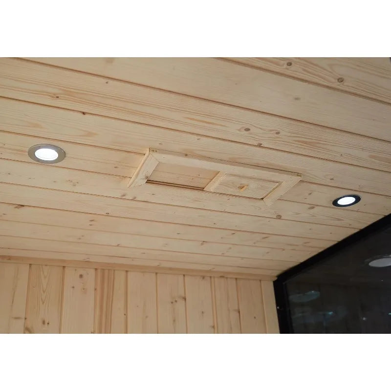 Customization Modern Design Dry Sauna Steam Shower, Indoor Luxury Bathroom Wooden Steam and Sauna Combination Room