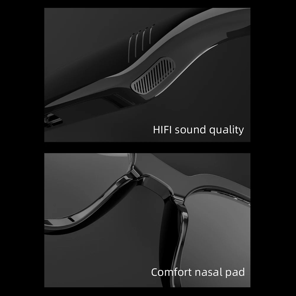 AI Smart Translate Eyeglasses BT 5.4 Call Intelligent Translator Glasses Magnetic Frame Sports Sun Glasses for Men Women