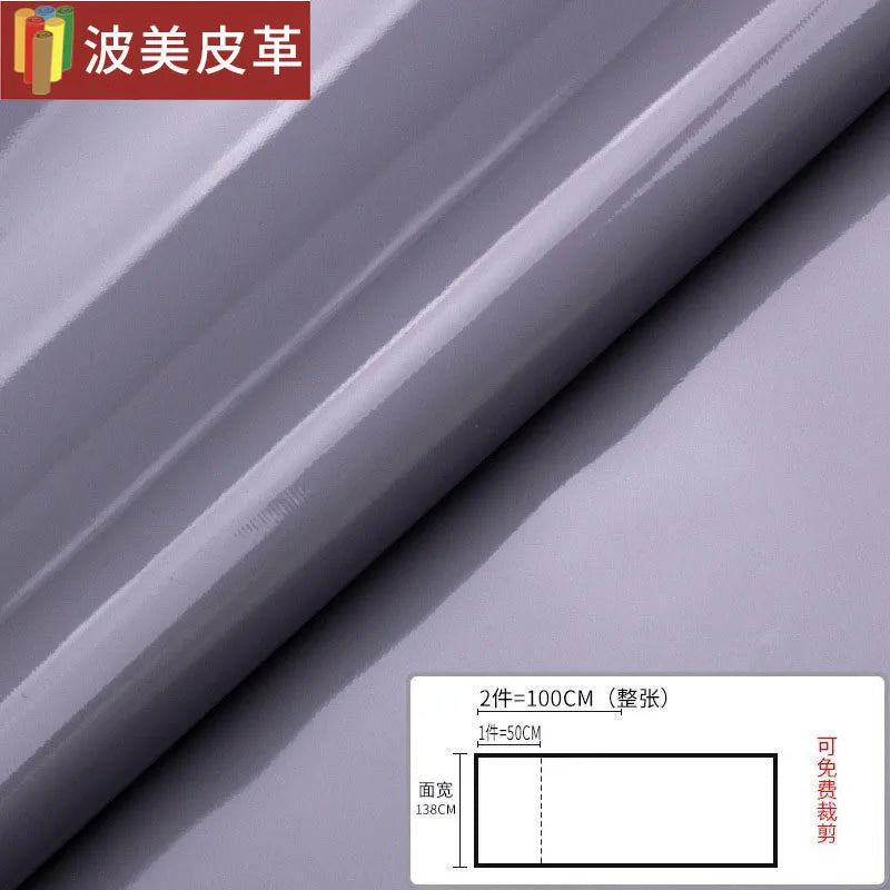 Pvc Patent Leather Fabric By The Meter for Jacket Skirt Bag Clothes Diy Sewing Cloth Waterproof Slightly Hard Wearable Glossy