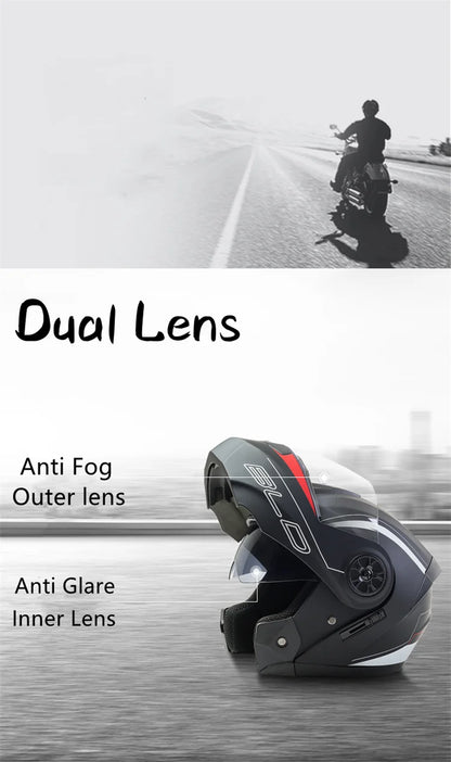 DOT Approved Personalised Flip Up Motorcycle Helmet For Men Women Safety Downhill Motocross Racing Modular Full Face Casco Moto