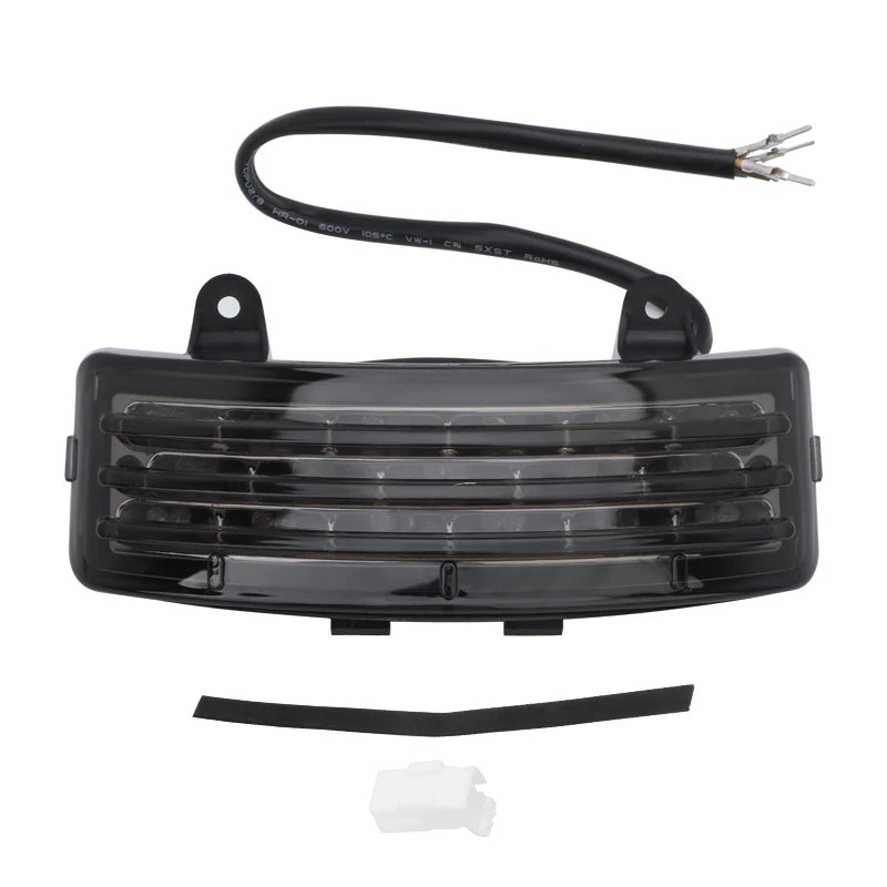 Motorcycle LED Tri-Bar Rear Fender Tail Light Turn Signal Brake Lamp For Harley Touring Street Glide Road Glide FLHX FLTRX 96-13