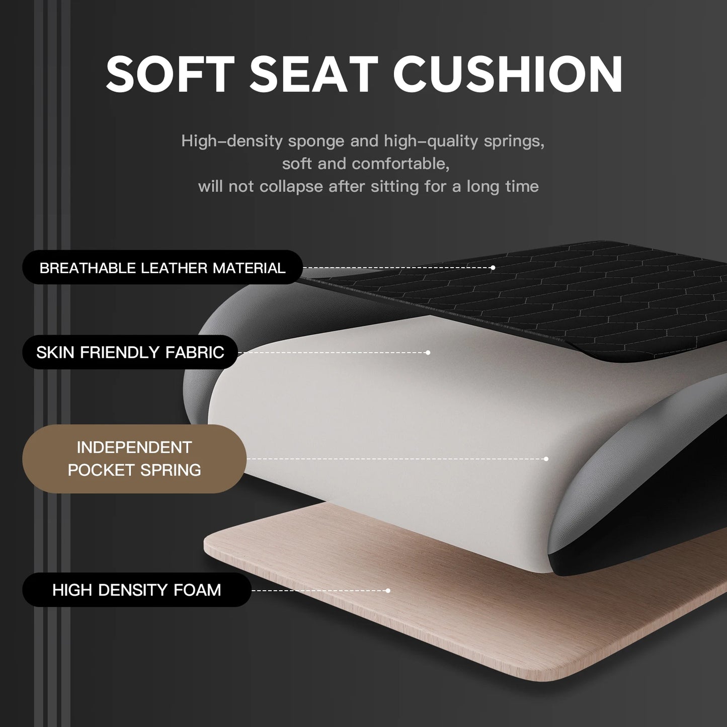 WOTSTA Gaming Chair with Footrest Gaming Chairs PVC Leather Ergonomic Gamer Chair with Adjustable Headrest Lumbar Support