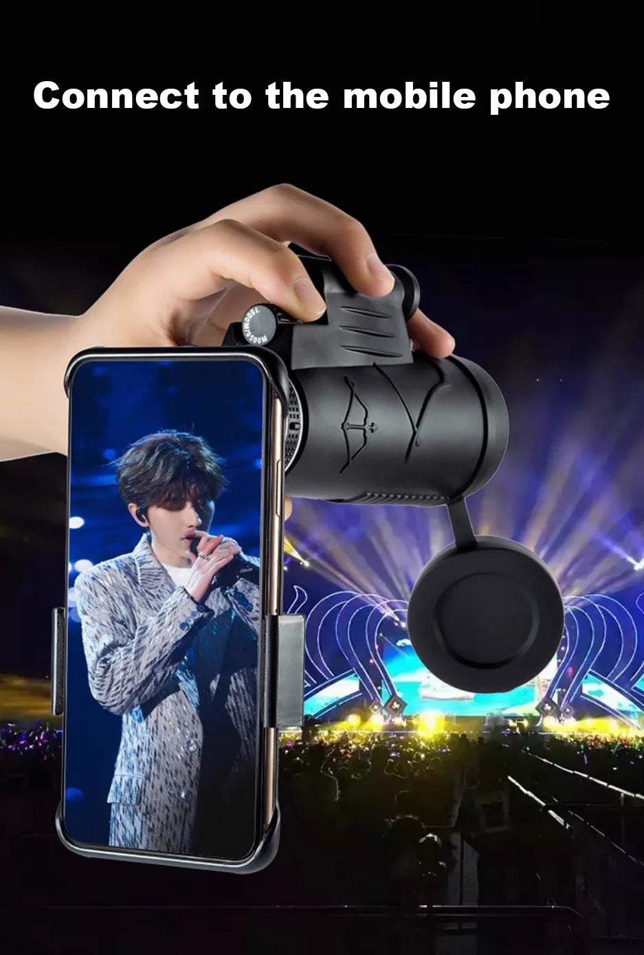 50x60 Powerful Zoom HD Bak4 Portable Powerful Binoculars Long Range Professional Telescope Monocular for Hunting