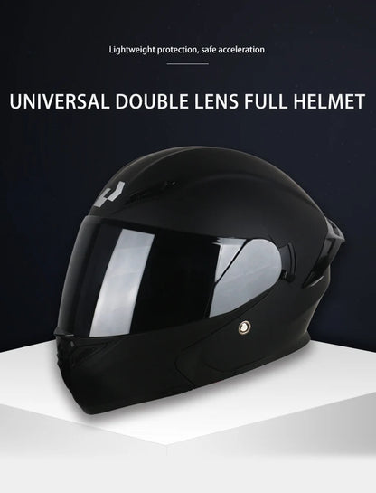 High Quality DOT Motorcycle Helmet Four Seasons Motocross Racing Modular Flip Up Casco Moto Men Women Off Road Helmet Unmasked