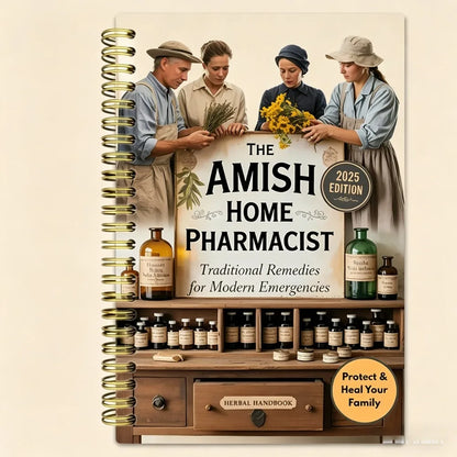 The Amish Home Pharmacist Families English 2025 Spiral Bound Herbal Remedies First Aid Health Guide Free Shipping