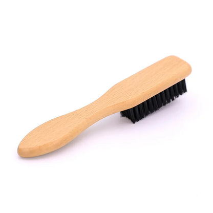 Barber Wood Handle Hairdressing Soft Hair Cleaning Brush Retro Neck Duster Broken Remove Comb Hair Styling Salon Tools Wholesale
