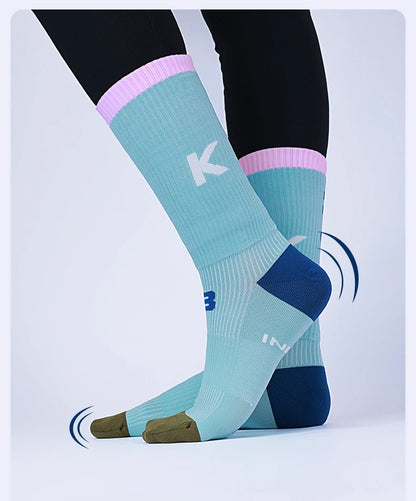 INBIKE Professional MTB Cycling Socks for Men Compression Bicycle Riding Socks Bike Stockings Man Soccer Sports Running Socks