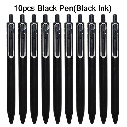 uni-ball one Mitsubishi Limted Gel Pen,Black/Red/Blue/Navy Blue Core Black Technology Signing Canetas for homework,test,meeting