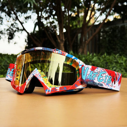 New Unisex Motorcycle Off-Road Goggles, Ski Sports Glasses, Off-Road Helmet Motorcycle Goggles