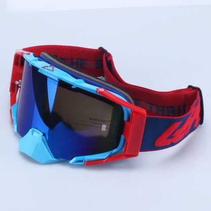 Men's Motocross Goggles 6.5 Double Layer Anti Fog Cycling Glasses Motorcycle Helmet Glasses Gafas Para Mask for Sports Outdoor