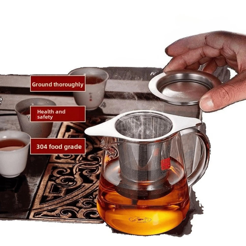 1PCS Reusable Tea Leak Stainless Steel Filter Coffees Infuser Basket Tea Strainer Teapot Cup Filter Multi- Teapot Infuser Leak