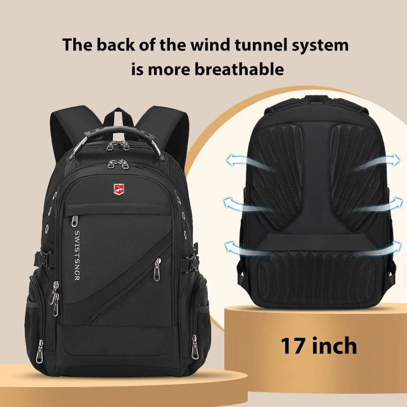 2026 Waterproof 17/20 Inch Laptop Backpack Men Airplane Travel Everyday Backpacks Women Oxford Rucksack Male School Bag Mochila