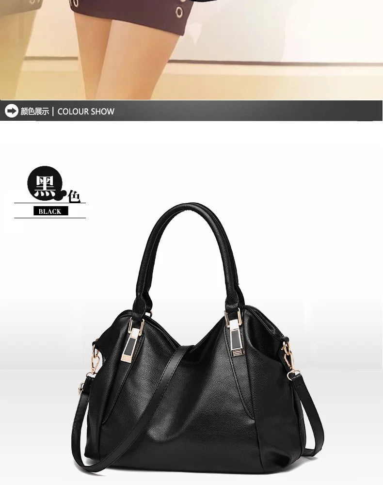 2024 Fashion Soft Leather Luxury Designer Handbag Large Capacity Women's Bag Women's One Shoulder Crossbody Bag Bolsas De Mujer