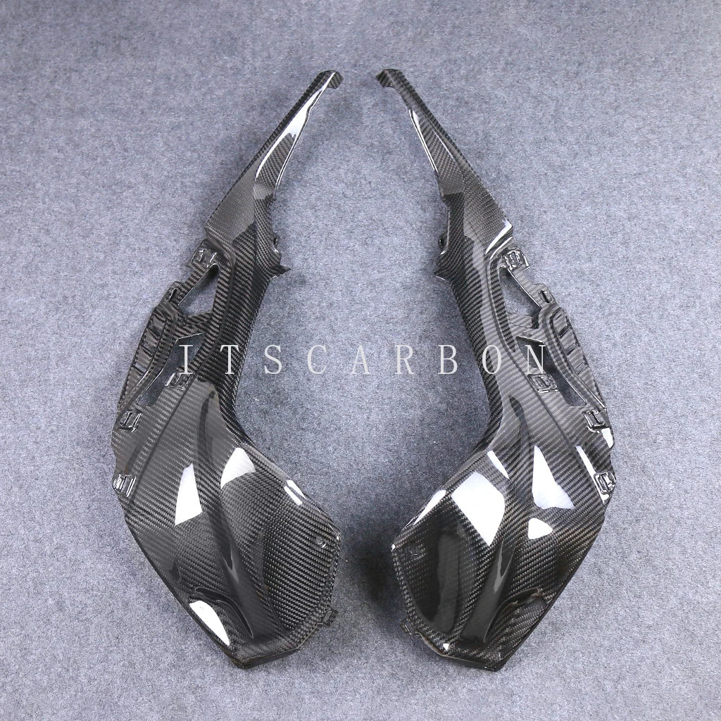 2025 For BMW S1000RR M1000RR 2023 2024 Pure Dry Carbon Fiber Winglets Rear Parts Fenders Tank Cover Fairing Kits