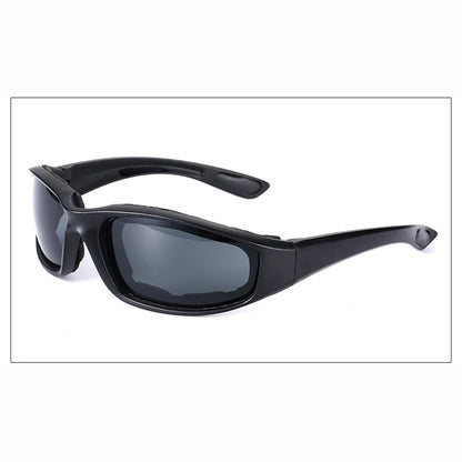 Outdoor UV Protection Goggles Padded Goggles Anti-UV Unisex Sports Sunglasses Eyewear Motorcycle Riding Glasses for Adventurers