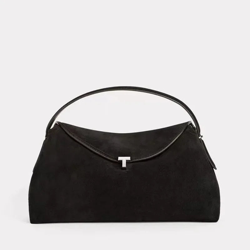High Quality Messenger Bag 2025 New Large-capacity Fashion Light Luxury Niche Cowhide One-shoulder Commuter Female Bag