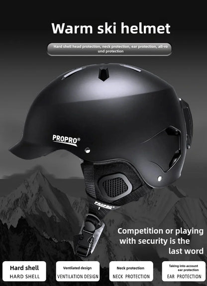 PROPRO Light Ski Helmet With Safety professional Ski Snowboard   motorcycle Integrally-Molded Skiing Snow Husband Men Women