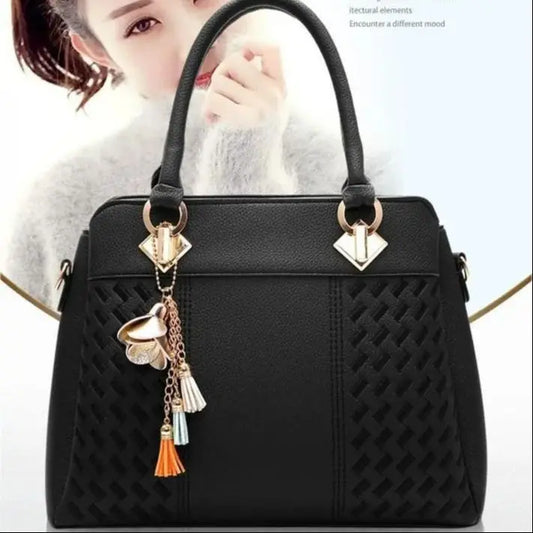 Gusure Luxury Handbag Women Crossbody Bag with tassel hanging Large Capacity Female Shoulder Bags Embroidery Tote Sac A Main