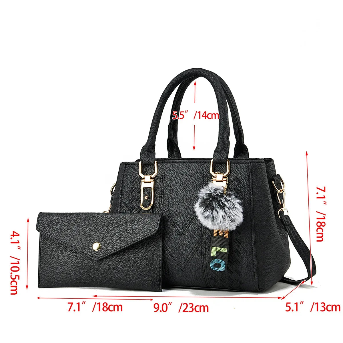Fashionable Embroidered Large Capacity Women's Handbag Hot Sale Of The Season New Korean Style Handbag Shoulder Bag Tassel Penda