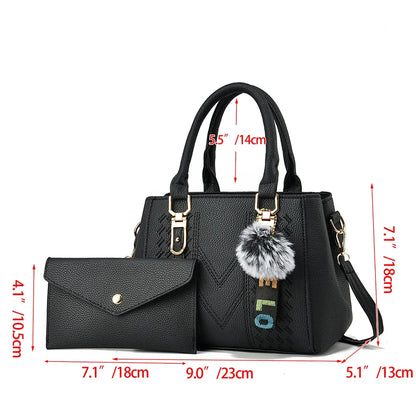 Fashionable Embroidered Large Capacity Women's Handbag Hot Sale Of The Season New Korean Style Handbag Shoulder Bag Tassel Penda