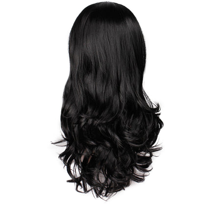 Long Black Lace Front Wig Synthetic Wigs Baby Hair Women Lace Wig Natural High Density Heat Resistant Wavy Cosplay Wig