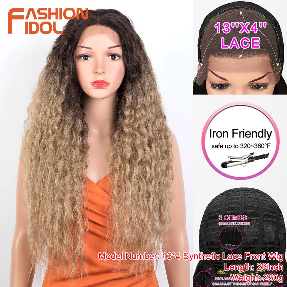 90% OFF Big Sale for Synthetic Wigs/Hair Products 13*4 Lace Front Wigs Cosplay Ship From USA