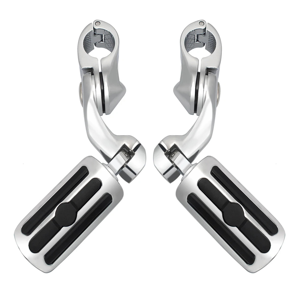 1.25" Highway Pegs Adjustable Footpeg Short for Harley Touring Road King Road Glide Electra Glide Street Glide Sportster Softail