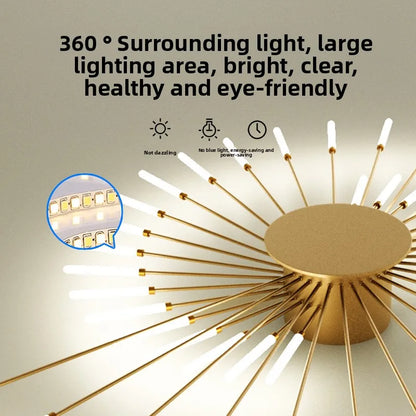Nordic Ceiling Lighting for Living Room Bedroom Kitchen Led Ceiling Light Fixture Indoor Home Firework Decor Ceiling Lights