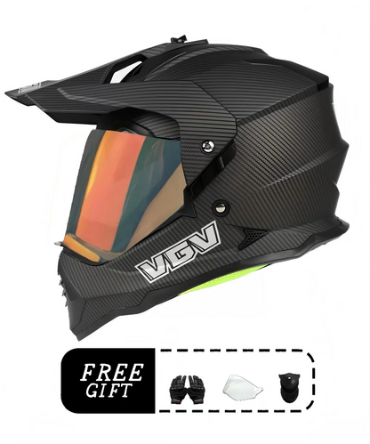 VGV motorcycle rally helmet buy one get three free, with a wide field of view design, suitable for off-road/downhill enthusiasts