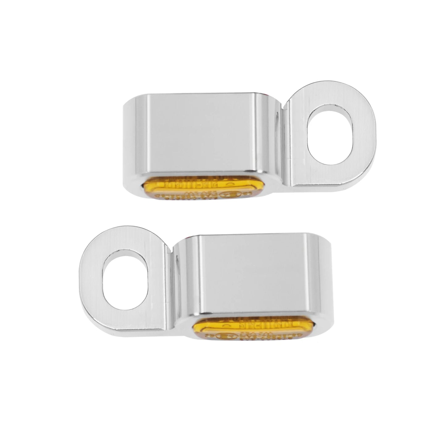 Motorcycle 12V LED Mini Turn Signals Indicators Running Light With E Mark For Harley Touring Street Glide 14-20