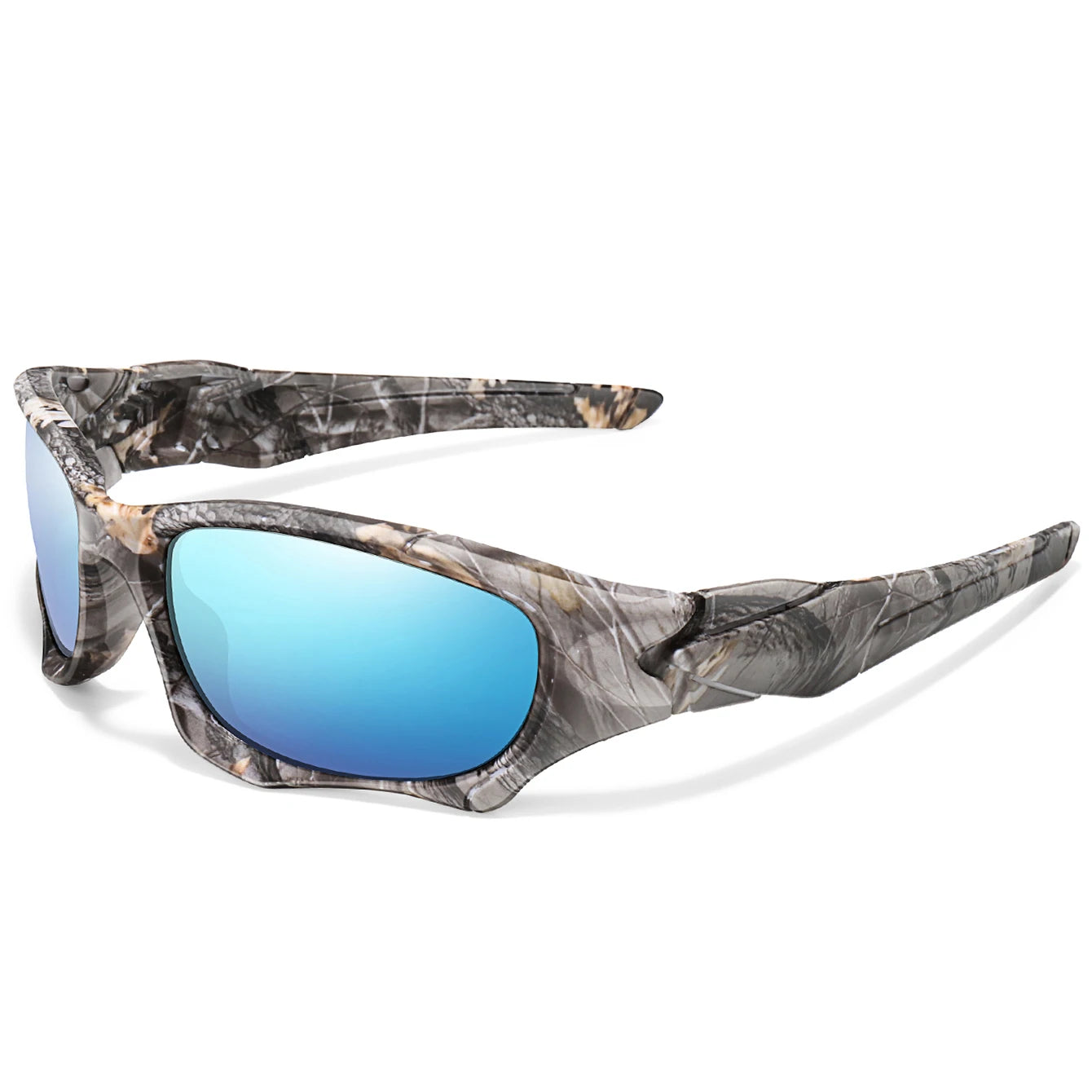 Polarized Sunglasses for Men Women Classic Camouflage Shades with UV Protection for Outdoor Driving Cycling Hiking Fishing
