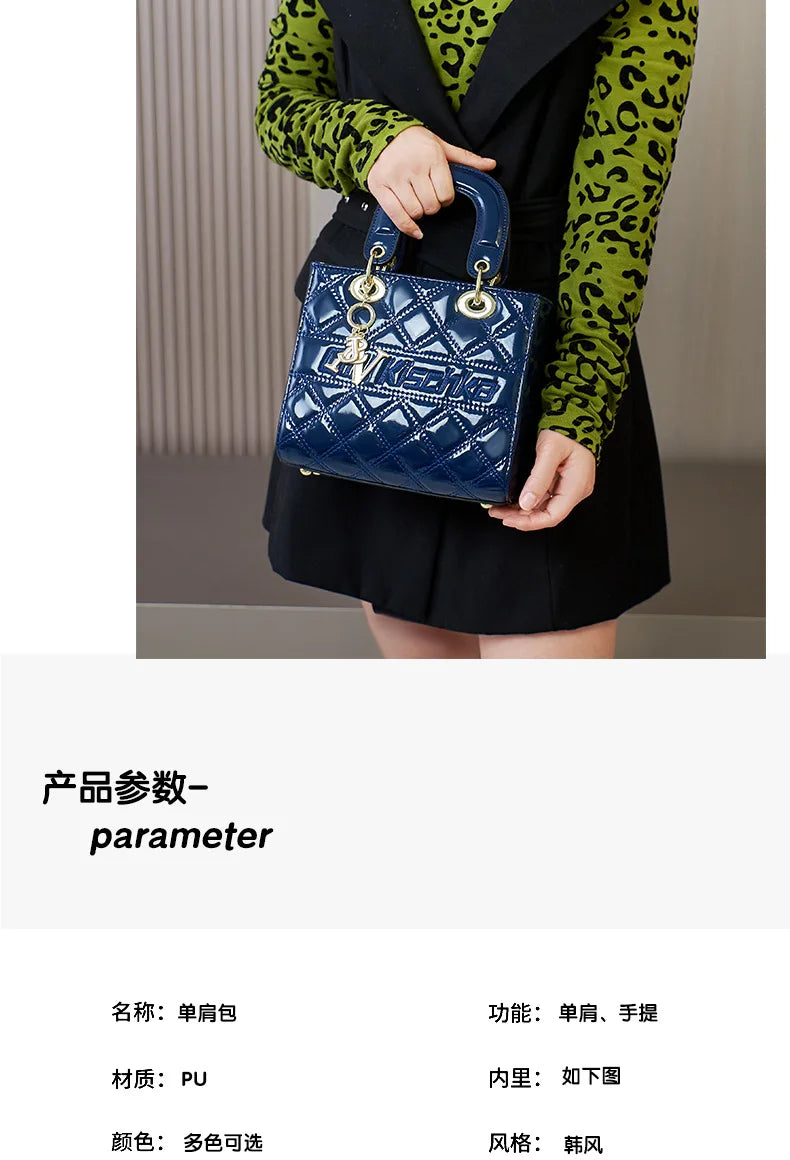 Patent Leather High Quality Female Handbags Luxury Designer Handbag Crossbody Bags Ladies Hand Shoulder Bags for Women Tote Bag